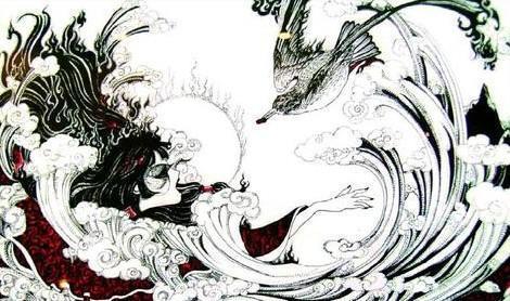昔日芙蓉花，今成断根草
